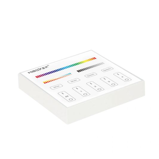 Touch Panel 4-zone RGBWW afstandsbediening wandpaneel op batterij