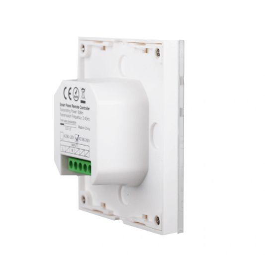 Touch Panel 4-zone RGBWW wandpaneel op stroom