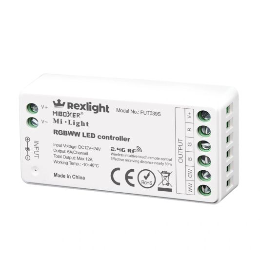 Touch Panel 4-zone wandpaneel RGBWW - compleet