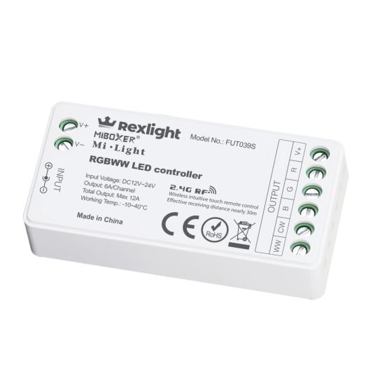 Touch Panel 4-zone wandpaneel RGBWW - compleet