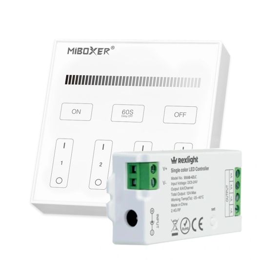 Touch panel draadloos inclusief dimmer