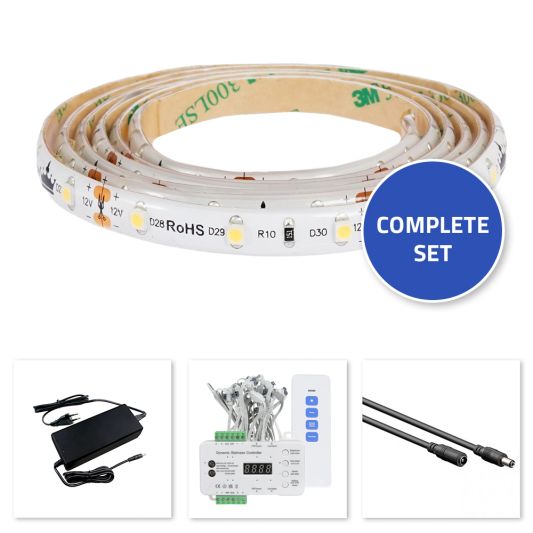 Trapverlichting Led strip Helder Wit – Complete set 130 CM