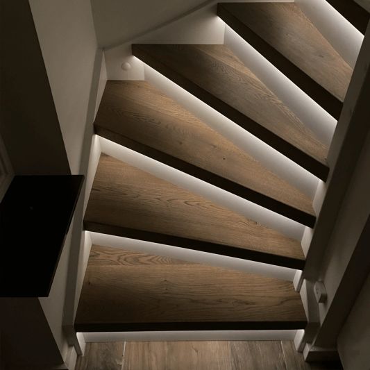 Trapverlichting Led strip Warm Wit – Complete set 130 CM