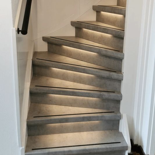 Trapverlichting Led strip Warm Wit complete set 50 CM