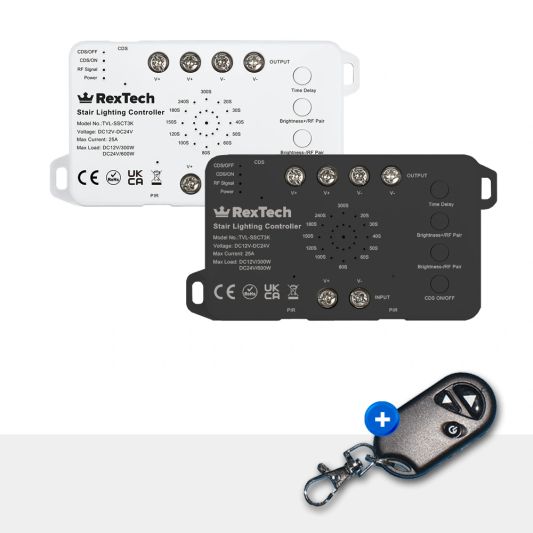 Trapverlichting sensorset met controller en 3-knops dimmer