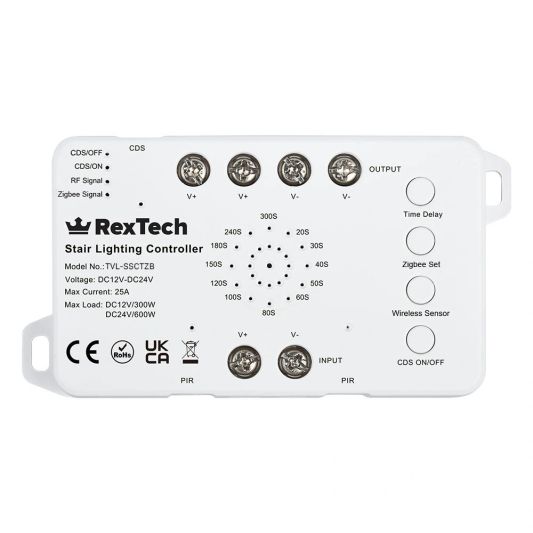 Trapverlichting sensorset met Zigbee controller