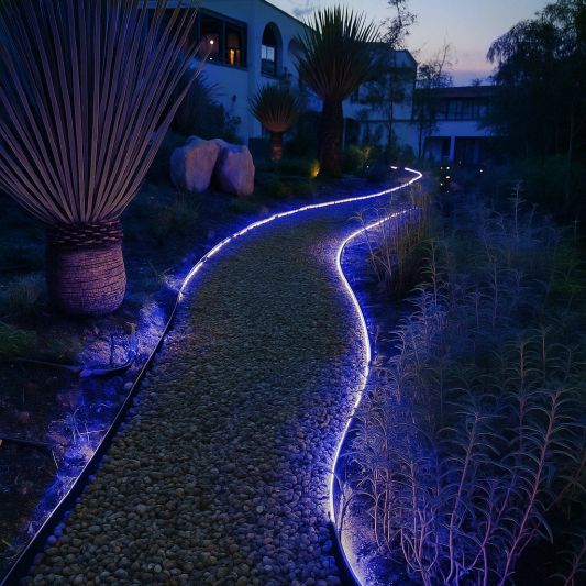 Tuinpad verlichting led strip set RGBWW prime
