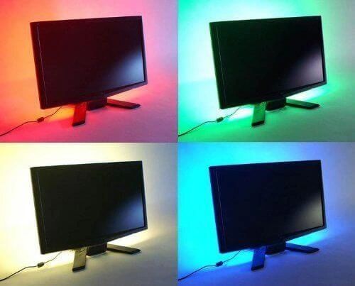 TV led strip set met 1 RGB strip voor TV’s > 60 inch