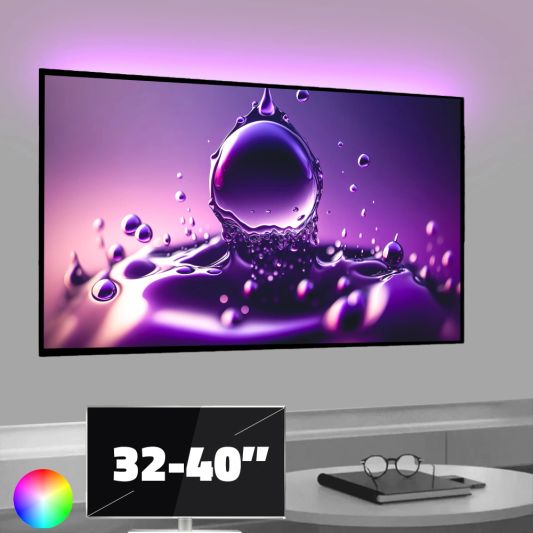 TV led strip set met 1 RGB strip voor TV’s van 32 tot 40 inch