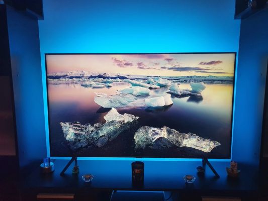 TV led strip set met 2 RGB strips voor TV’s > 60 inch