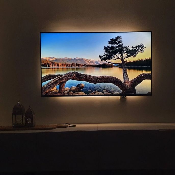 Split Led Tv TV led strip set 50 tot 60 inch met 3 strips en afstandsbediening