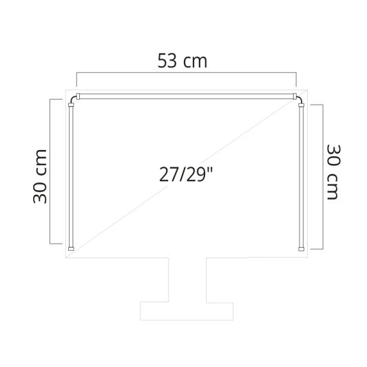 PC ambilight USB game verlichting - 27/29 inch