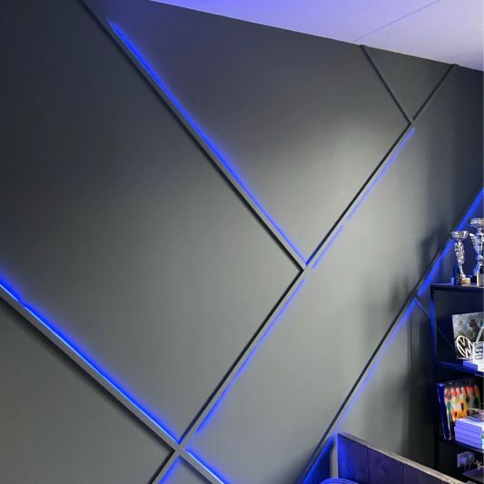 USB ledstrip blauw complete set