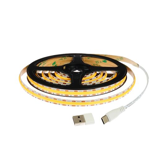 USB ledstrip helder wit complete set
