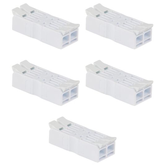 2-weg lasklem set 5 stuks om kabels aan elkaar te verbinden