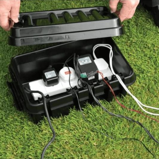 Waterdichte behuizing Dribox voor adapter en controller