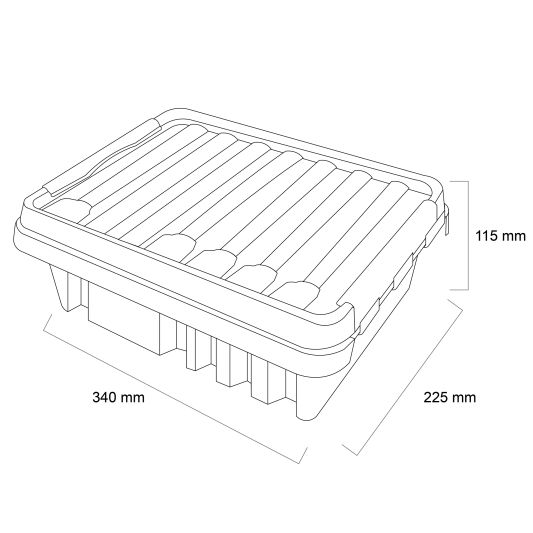 Waterdichte behuizing Dribox voor adapter en controller