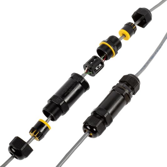 Waterdichte connector XL IP68 2-weg 230V