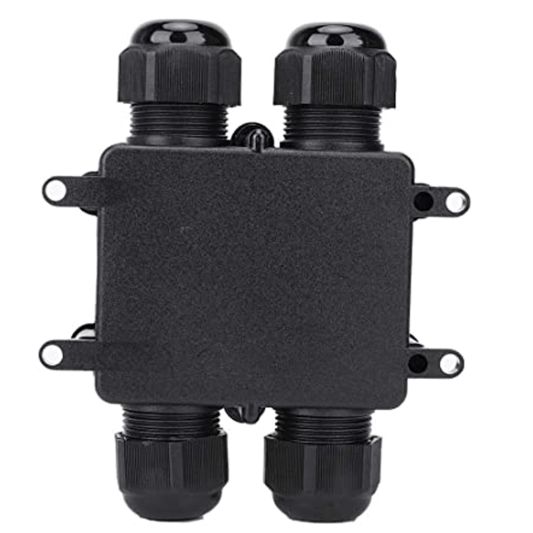 Waterdichte connector IP68 4-weg H-stuk - Voordeelset van 3