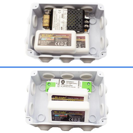 Waterdichte lasdoos klein voor randapparatuur