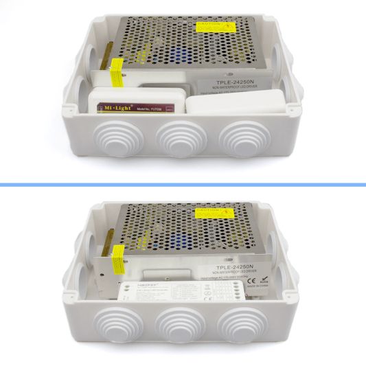 Waterdichte lasdoos voor randapparatuur