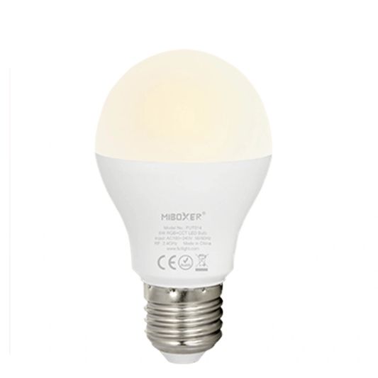 WIFI LED lamp RGBW 6W E27 fitting voordeelset van 3