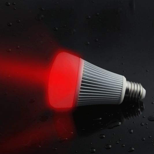 WIFI LED lamp RGBW 9W E27 fitting voordeelset van 3