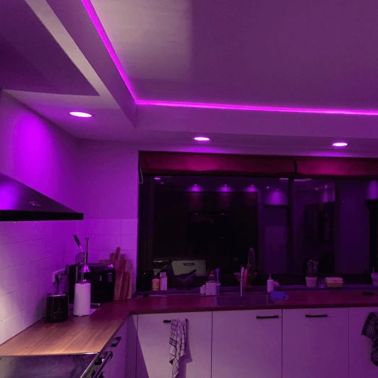 WIFI LED spot RGBWW 4W GU10 fitting