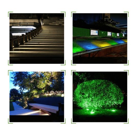 1-4 RGBWW Wifi LED Tuinspots set met afstandsbediening 25 watt