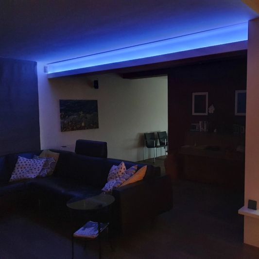 Woonkamer koofverlichting set 7 meter