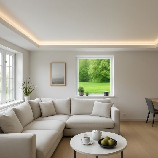 Woonkamer koofverlichting set 7 meter