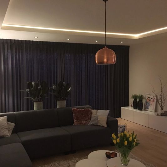 Woonkamer plafond verlichting set 10 meter