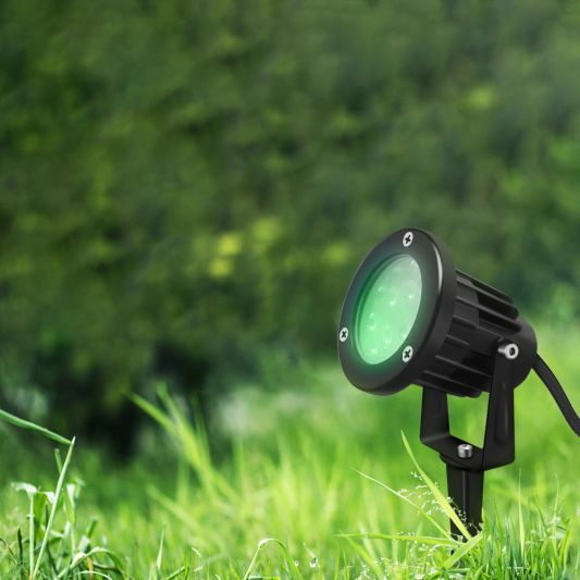 Zigbee 3.0 LED Tuinspot Pro met RGBWW kleuren 7 watt