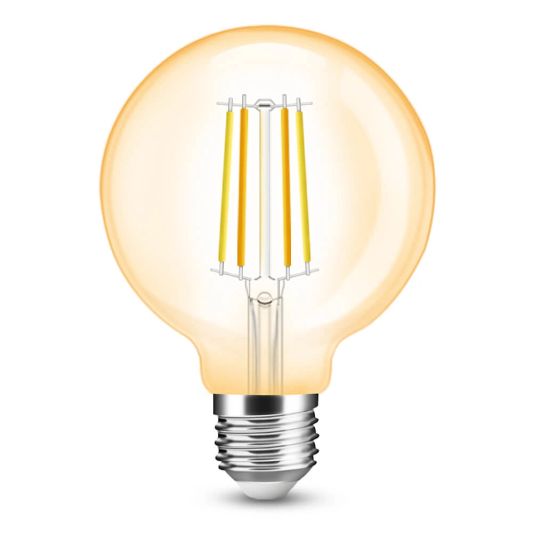 Zigbee LED filament lamp Dual White 7W E27 fitting amberkleurig - Voordeelset van 6