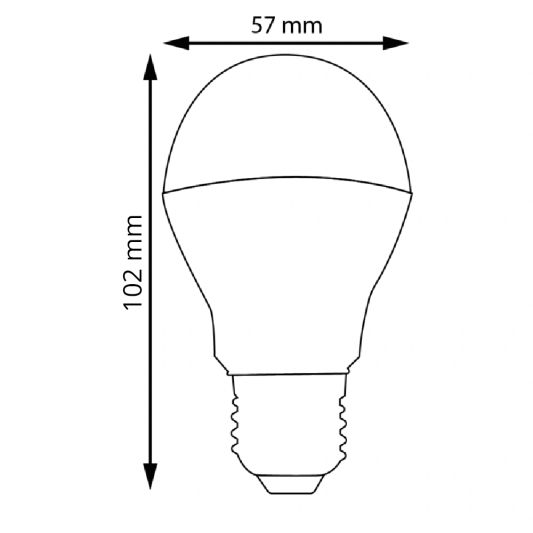 Zigbee LED lamp RGBWW 6W E27 fitting