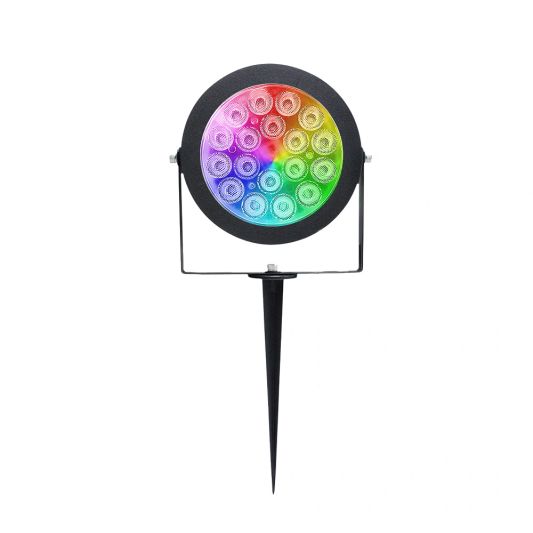 Zigbee LED Tuinspot met RGBWW kleuren 12 watt