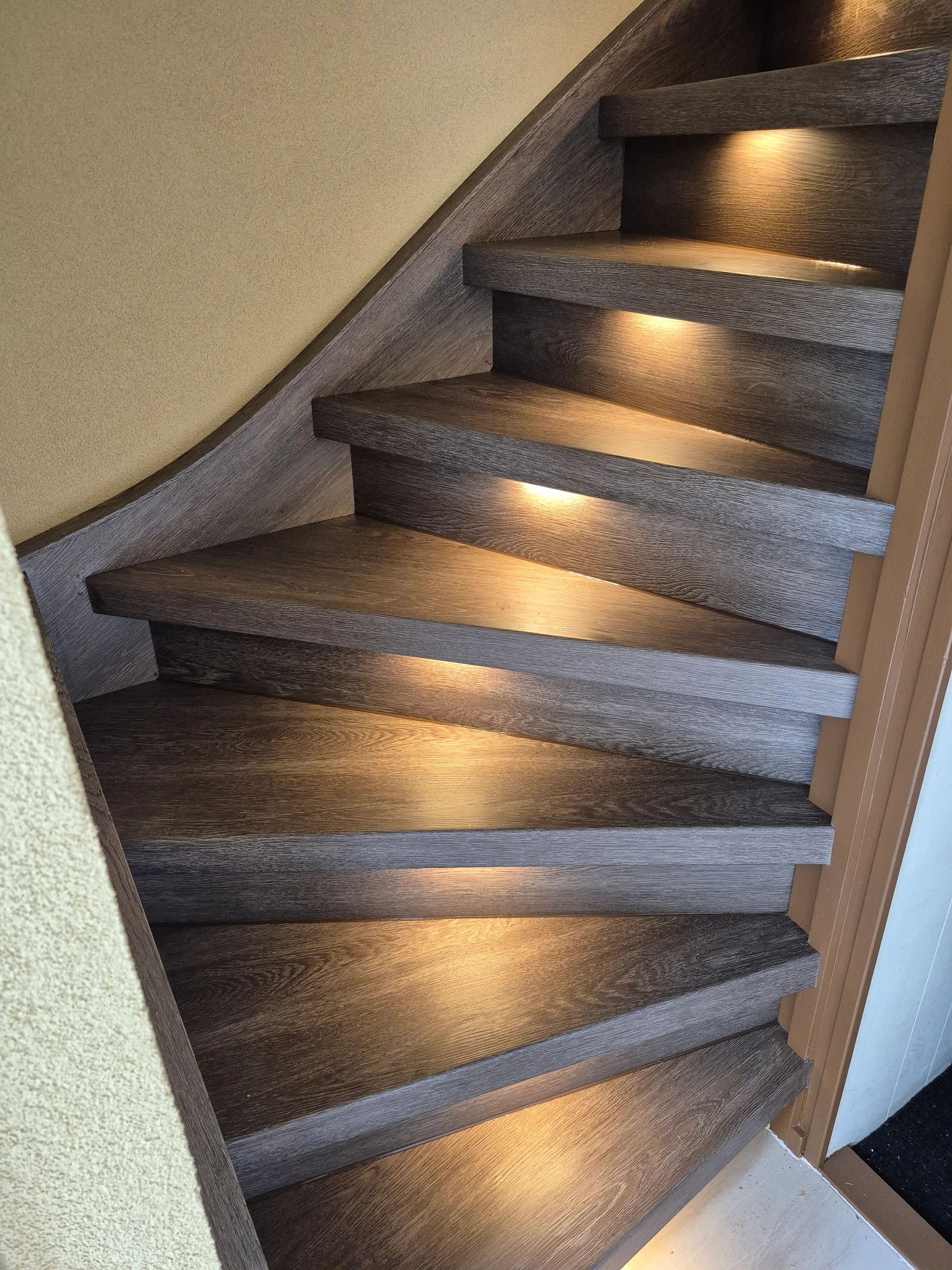 Trapverlichting sensor set zwart