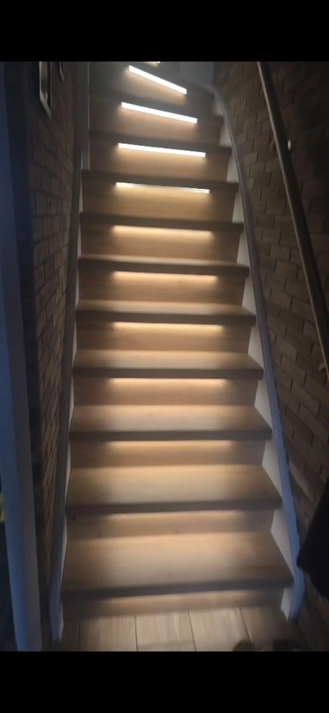 Dynamische trapverlichting set Premium 50 cm met profiel