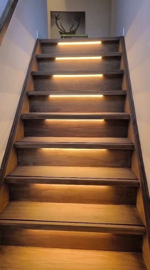 Trapverlichting COB led strip Warm Wit complete set 50 CM