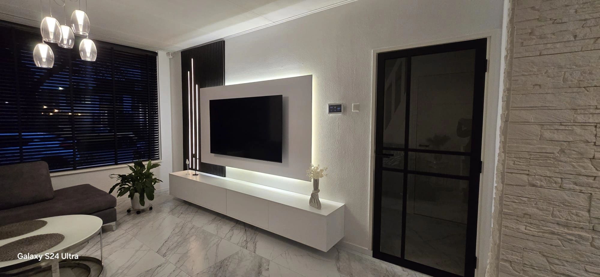 Led strip in flexibel wit inbouwprofiel | warm wit | 4 meter set