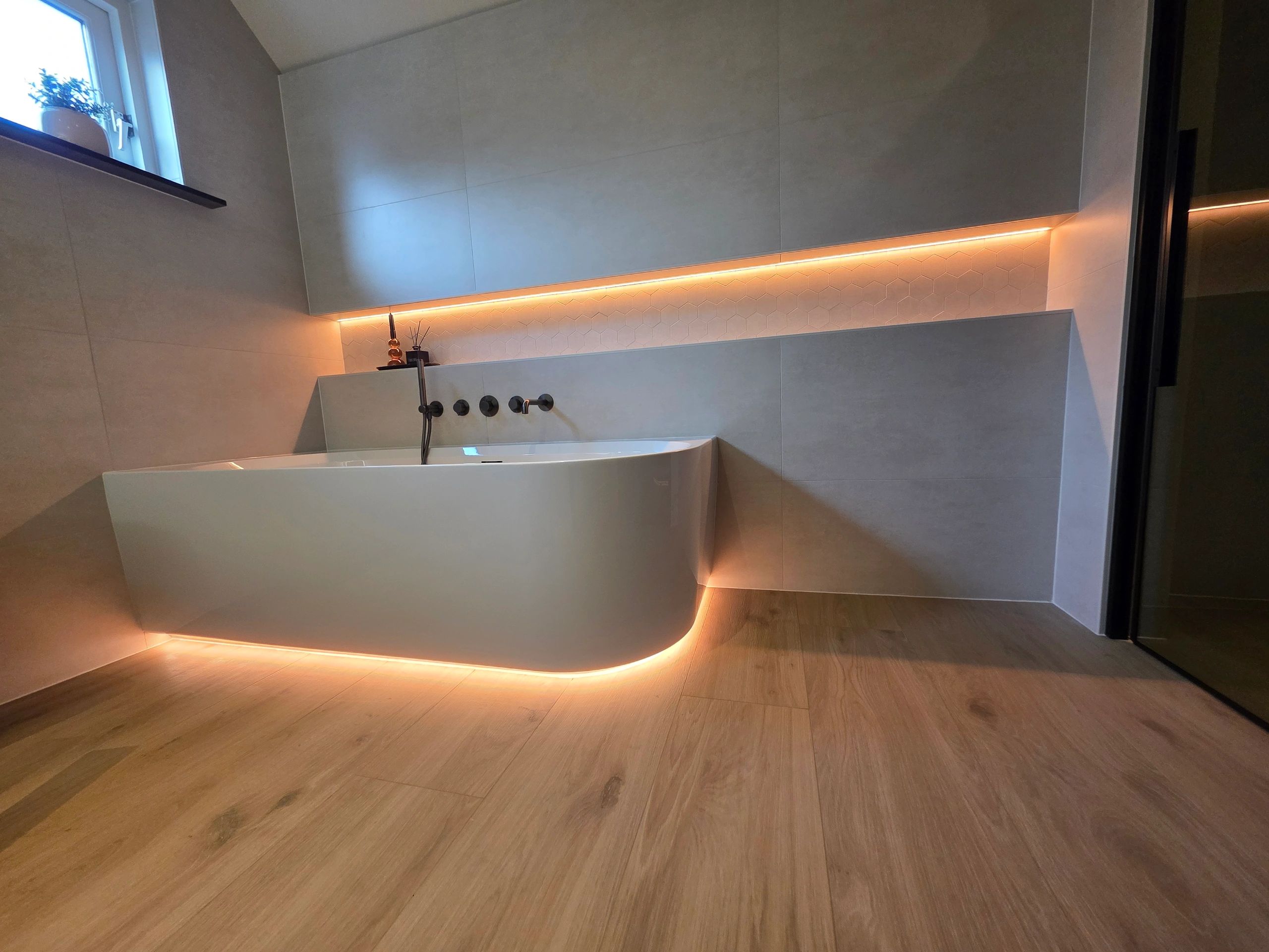 Badkamer plafond verlichting set 5 meter