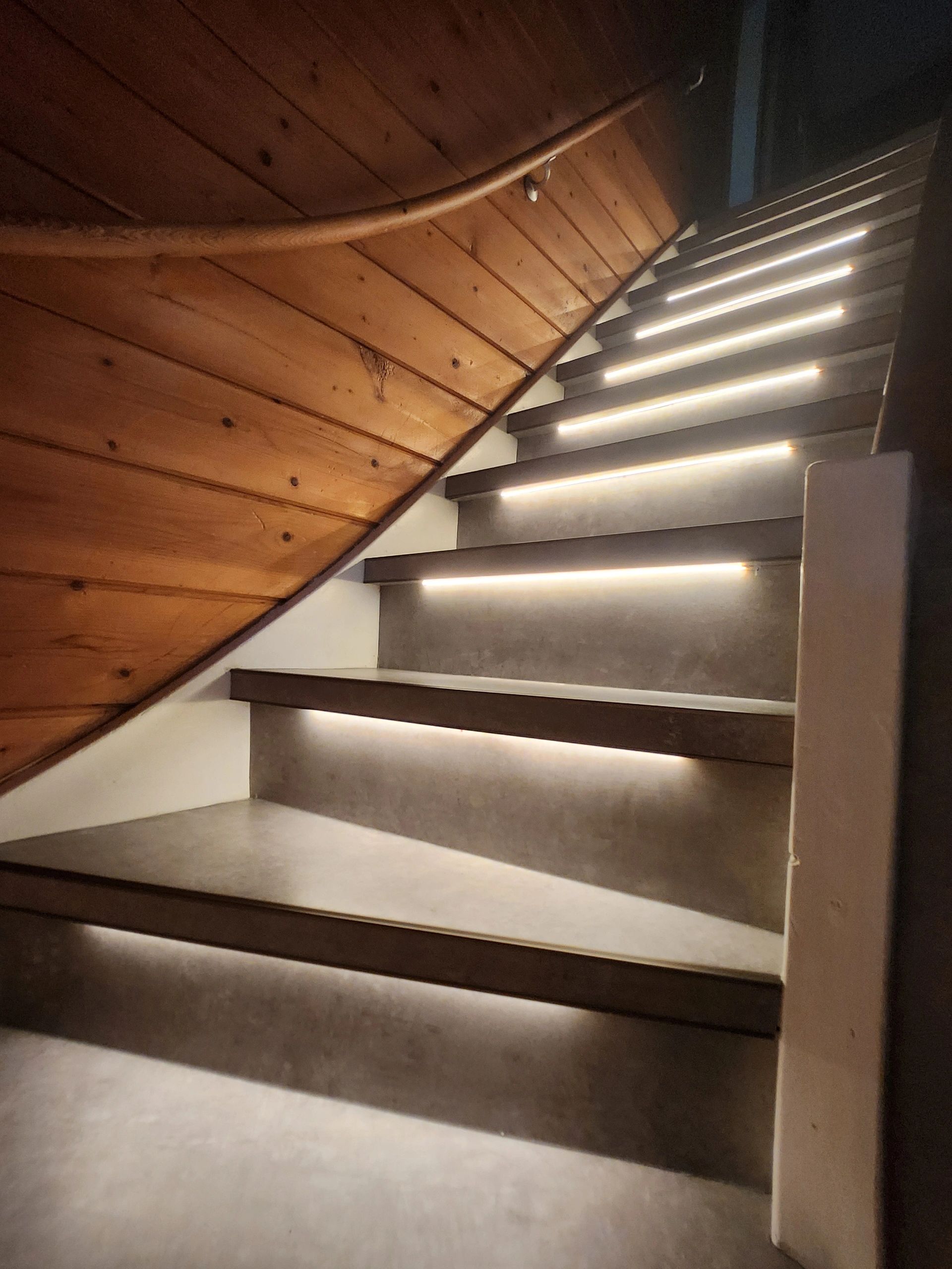 Trapverlichting COB led strip Warm Wit complete set 50 CM