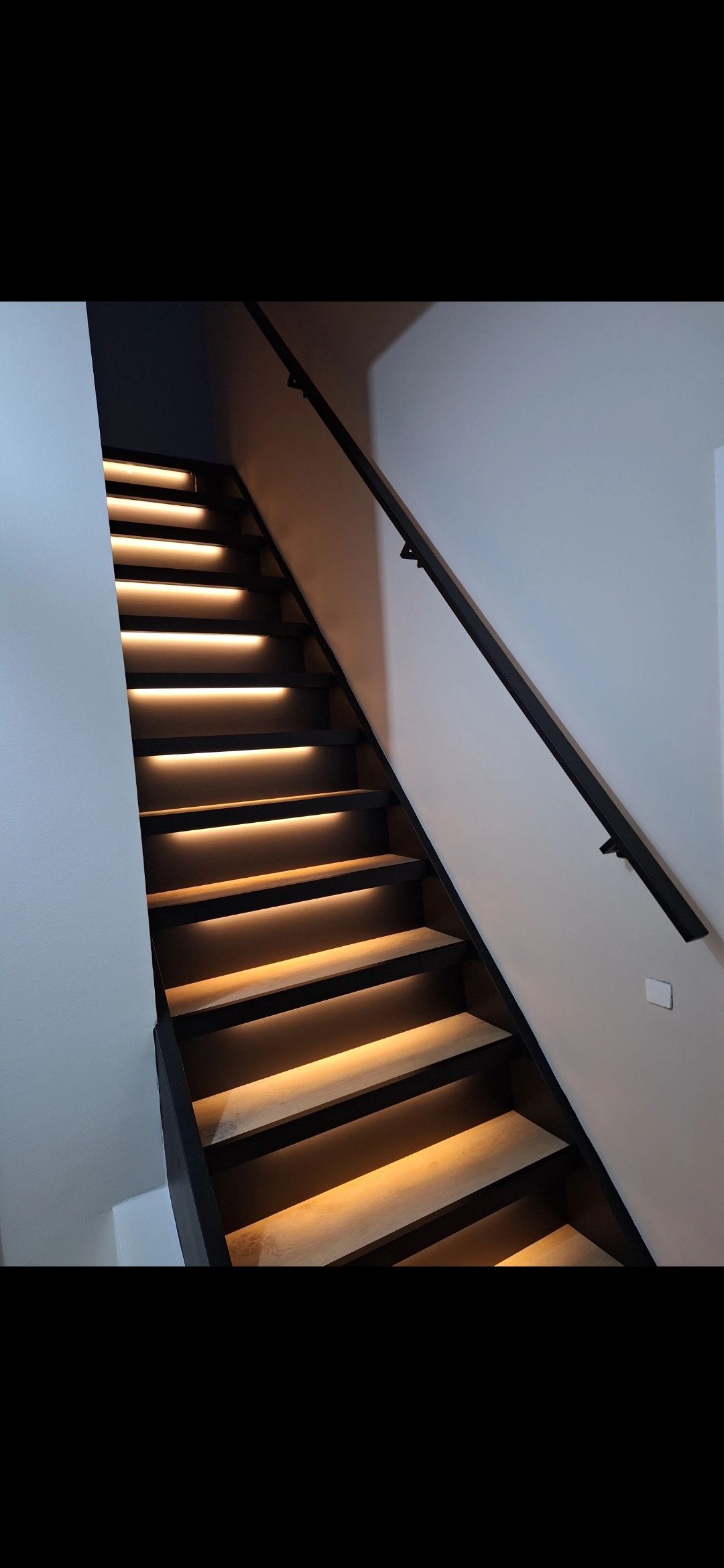 Trapverlichting COB led strip Warm Wit complete set 50 CM