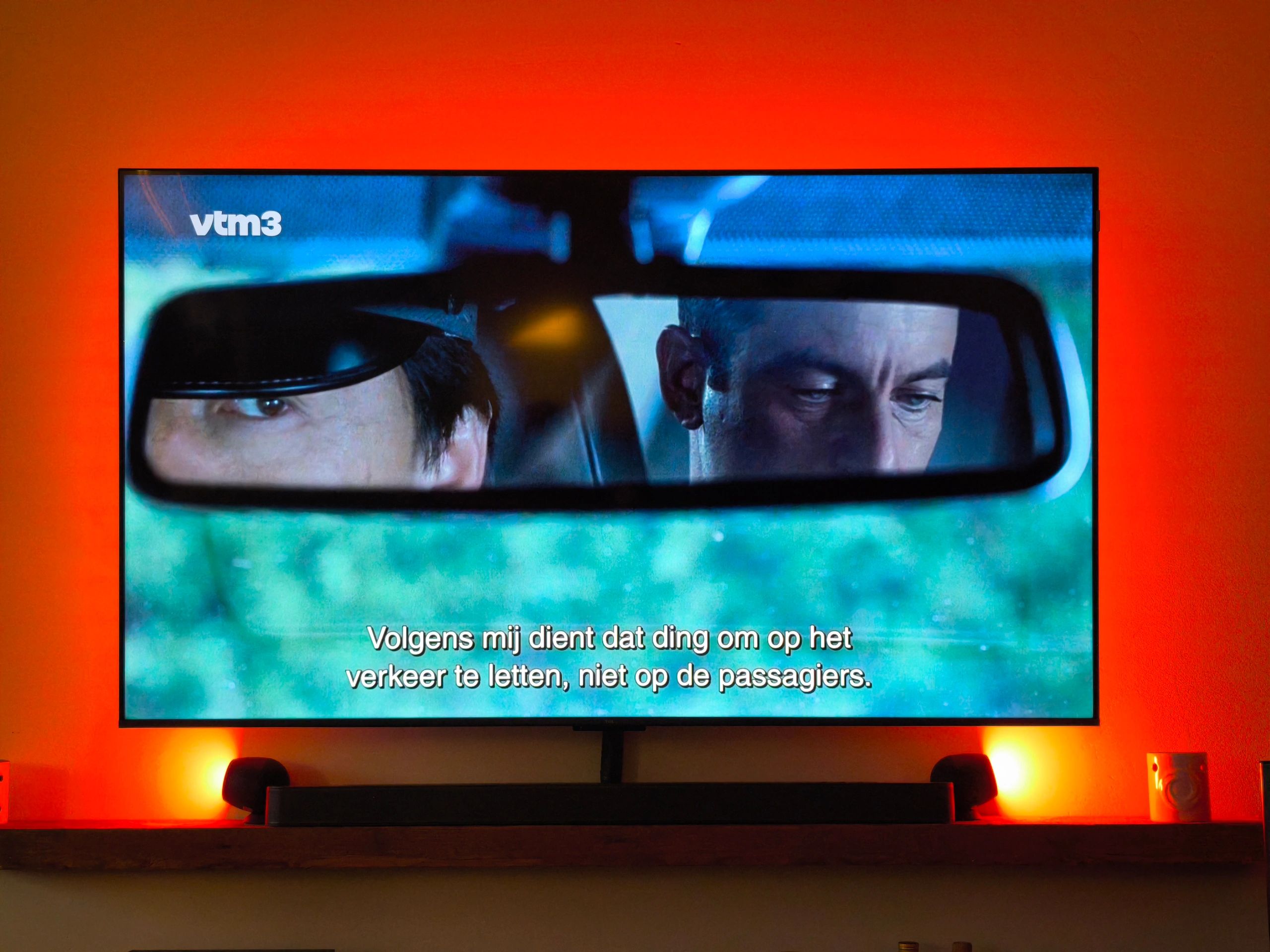 TV led strip set met 3 RGB strips voor TV’s > 60 inch