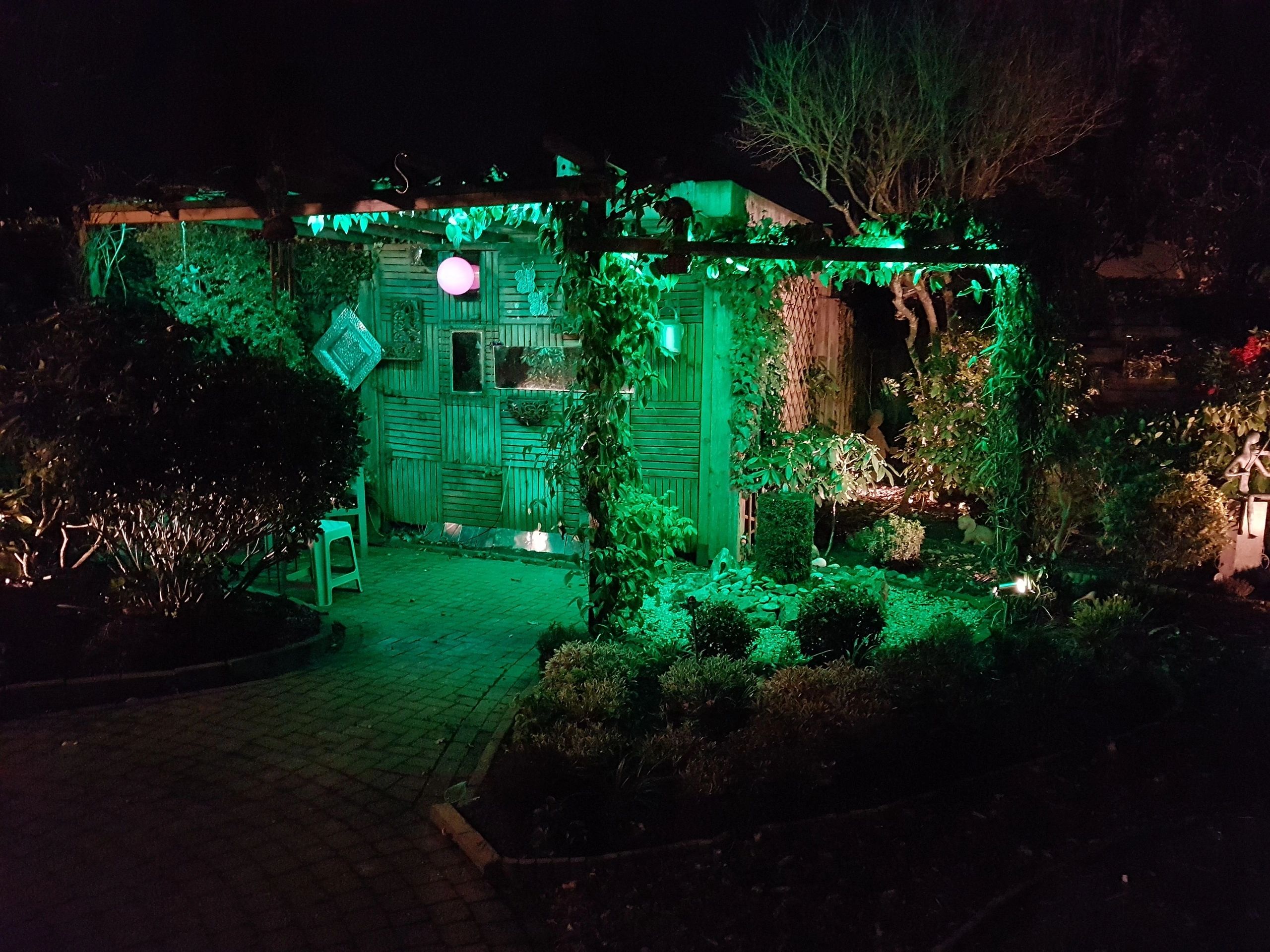 18 meter RGBW led strip voor buiten complete set