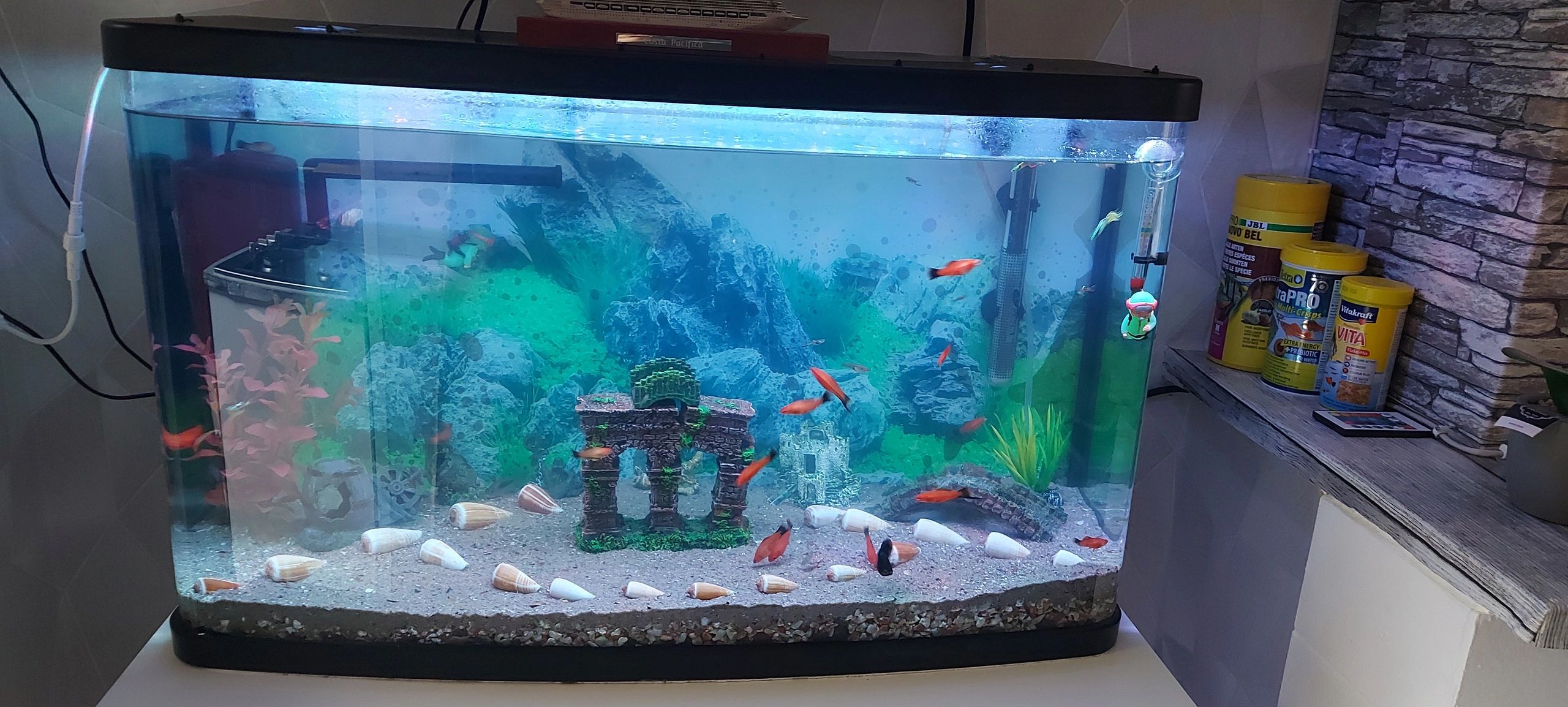 100 tot 150 cm - RGB complete set aquarium led strip