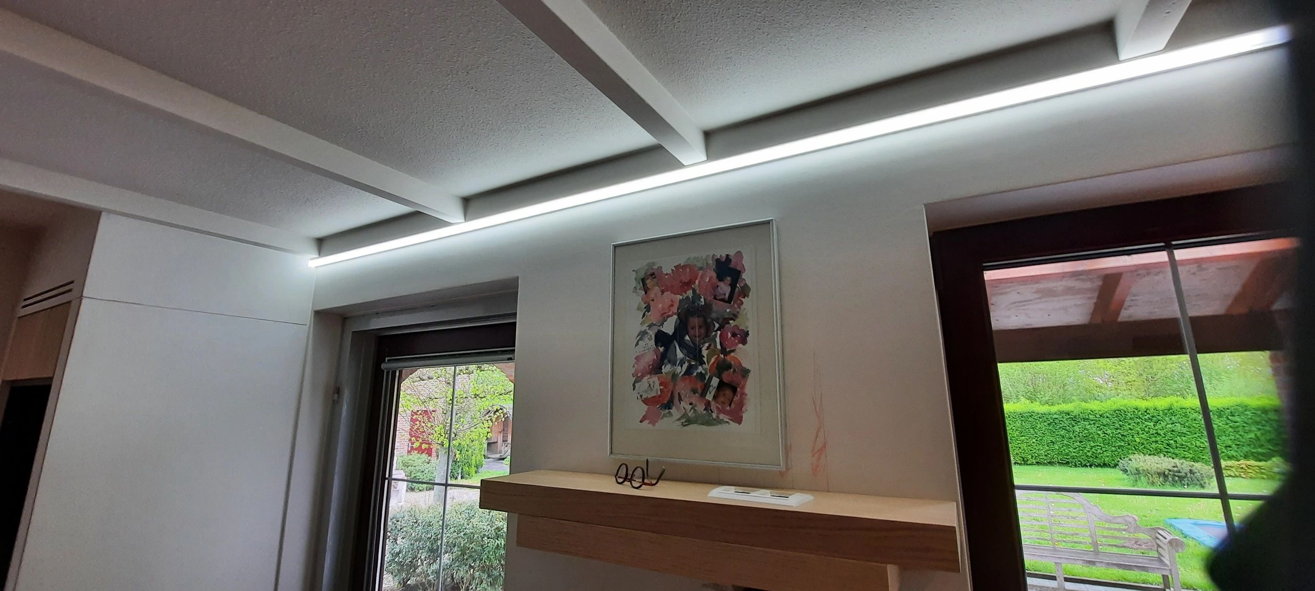 5 meter COB led strip IP65/67 24V - Koud wit 6500K - 384 leds p/m