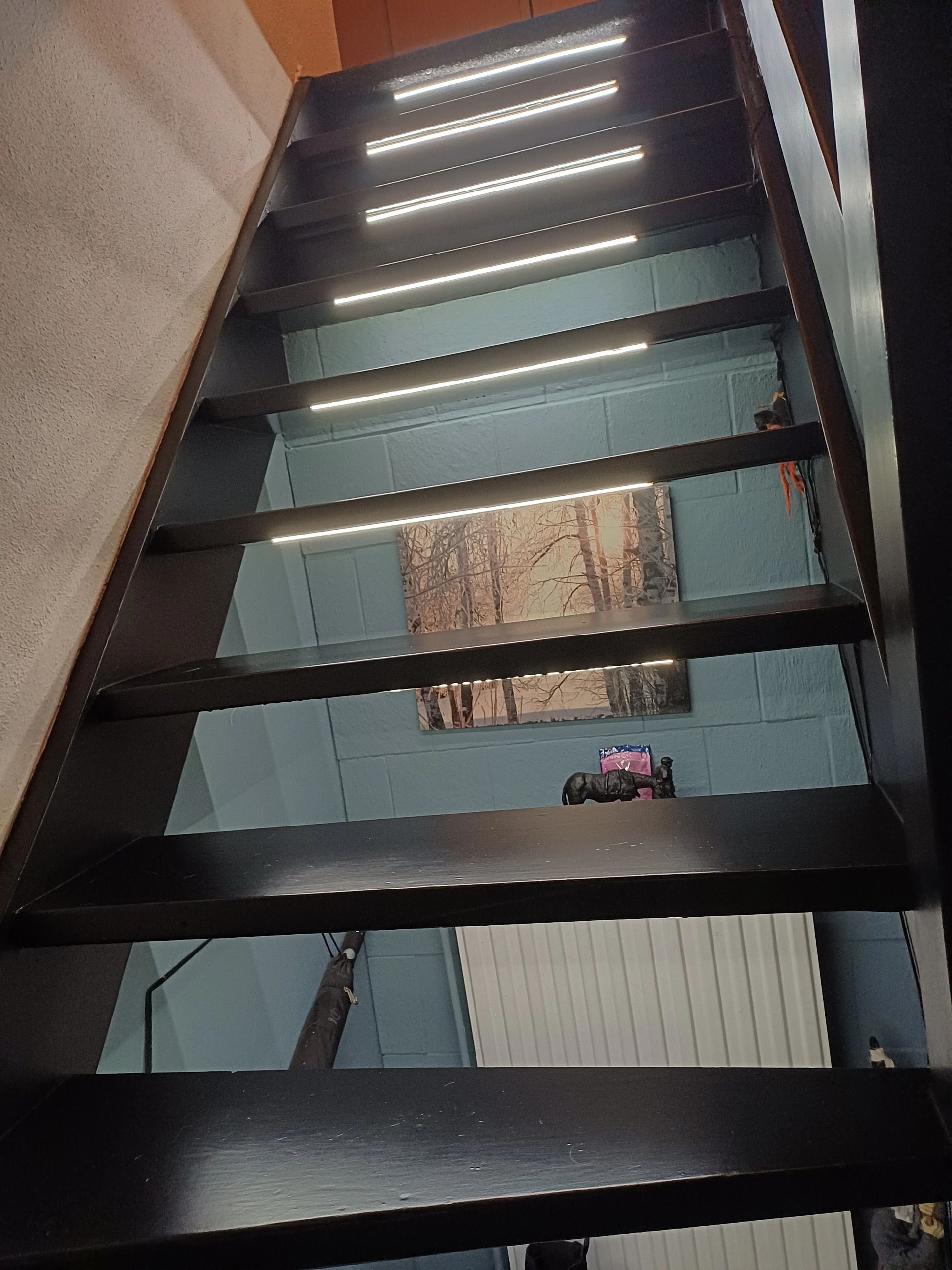 Trapverlichting sensor set zwart