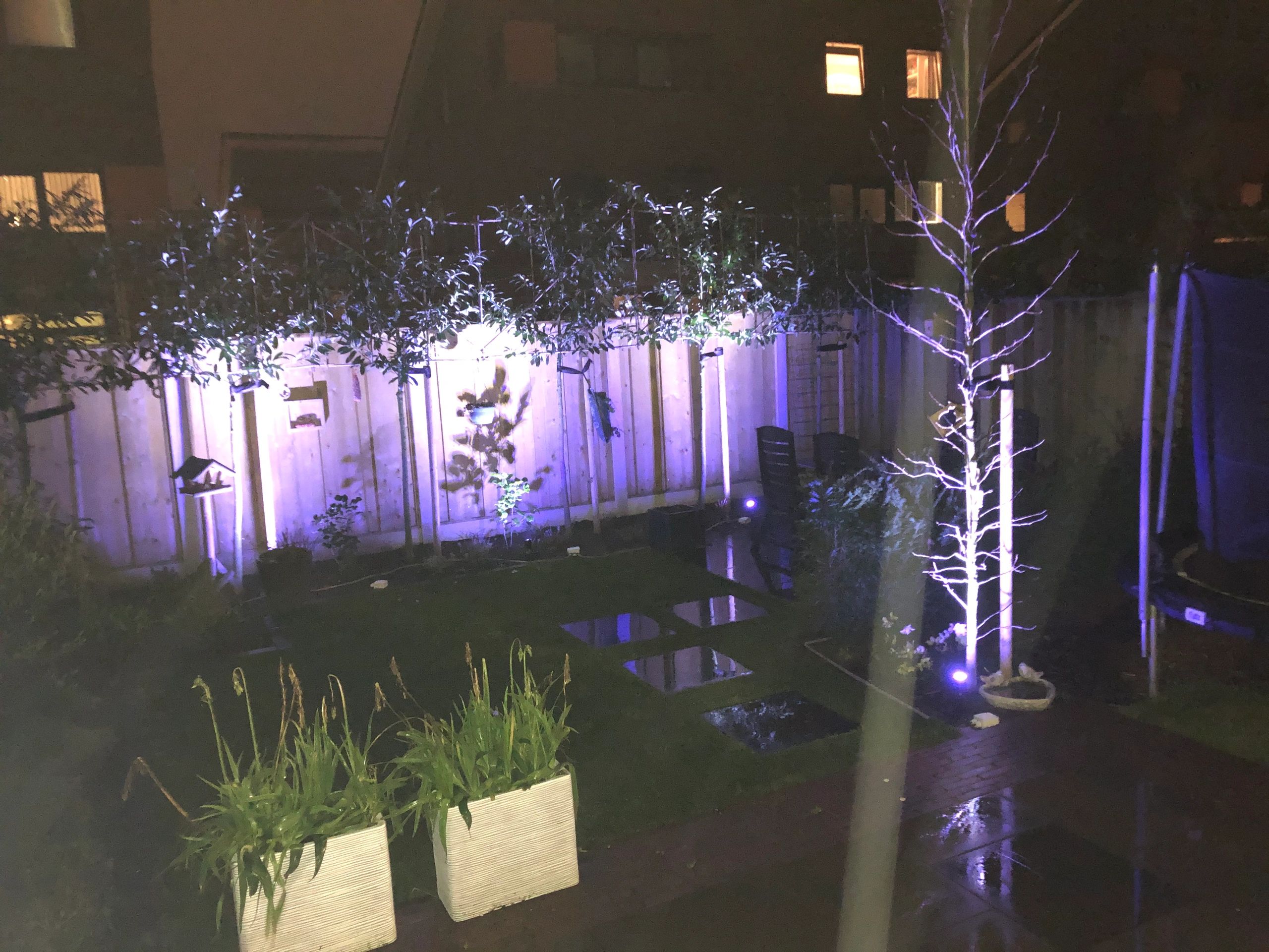 Wifi led tuinspot set RGBWW mét Wifi module 6 watt