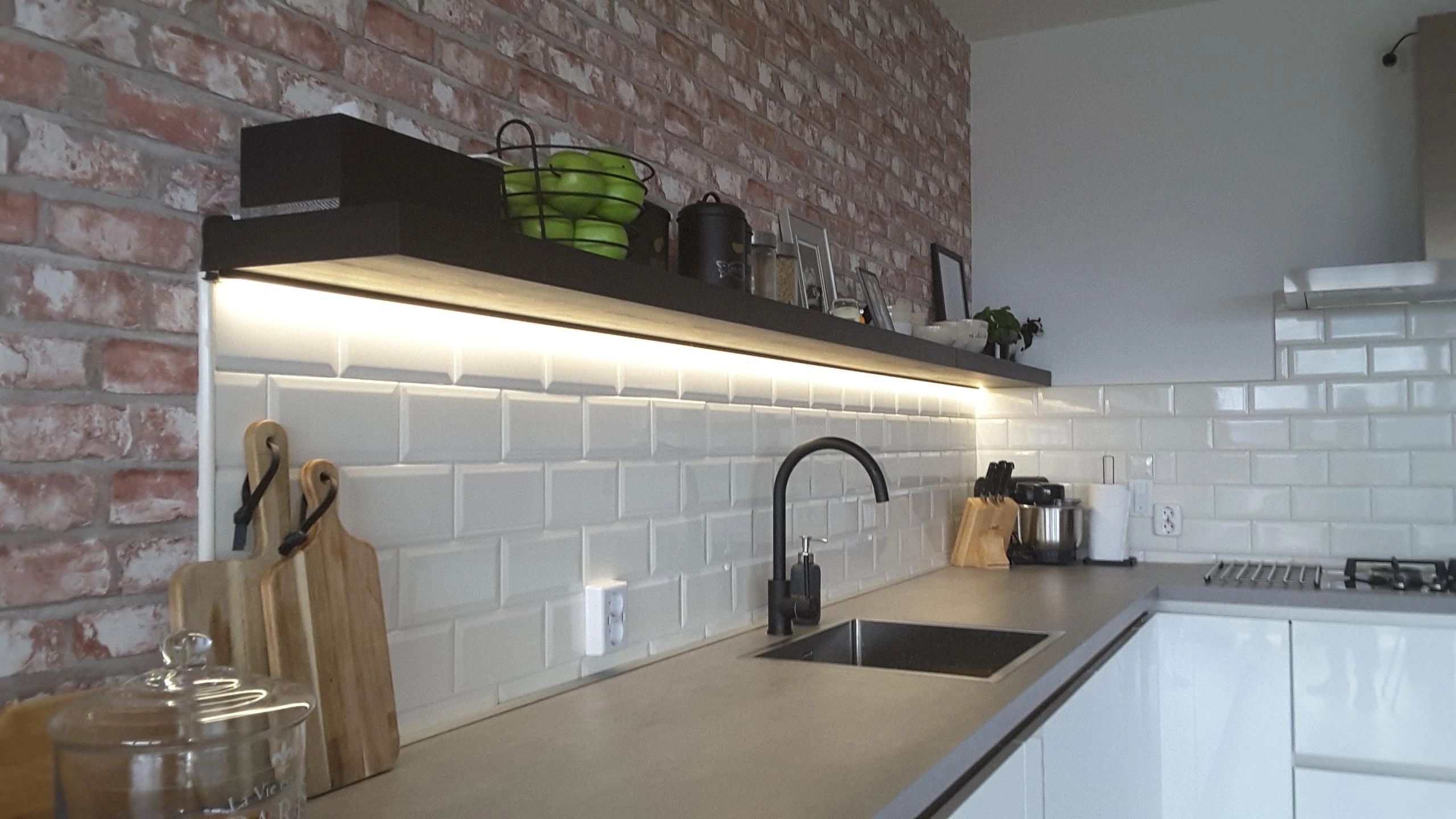 Aluminium ledstrip profiel zwart inbouw 3M Slim Line - 7 mm hoog - Compleet met afdekkap